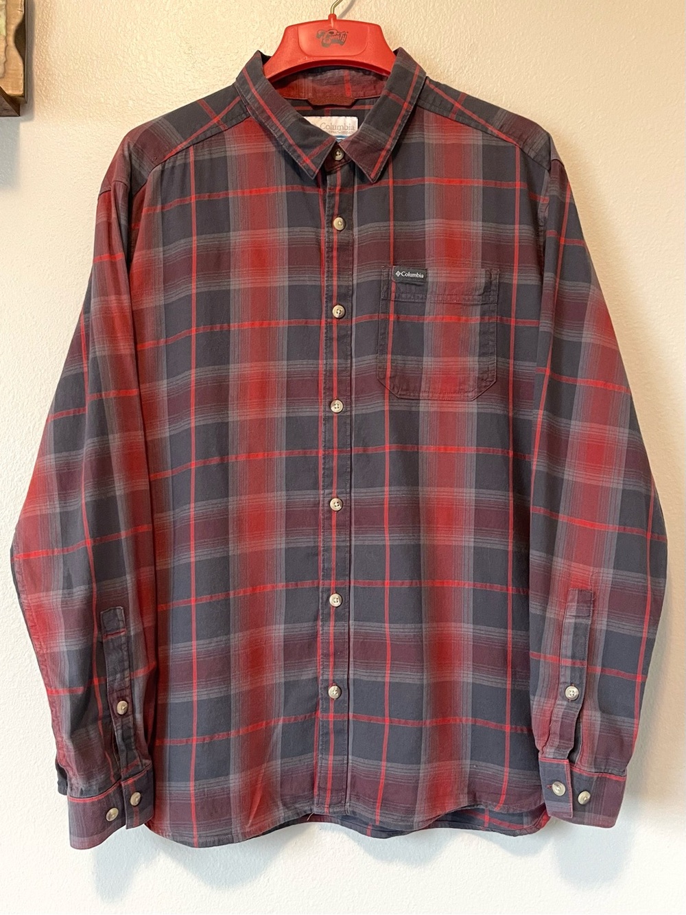 Columbia Vapor Ridge III Button Down - Super Soft & 100% Cotton - Size XL